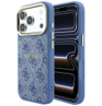 Θήκη Guess Embossed 4G Classic MagSafe για iPhone 18 Pro Max / iPhone 17 Pro Max Μπλε
