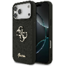 Θήκη Guess Fixed Glitter Big 4G για iPhone 18 Pro Max / iPhone 17 Pro Max Μαύρο