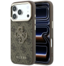 Θήκη Guess 4G & Big Resin Logo για iPhone 18 Pro / iPhone 17 Pro Καφέ