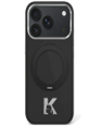 Θήκη Karl Lagerfeld IML Ring Stand 360 Kameo Metal MagSafe για iPhone 18 Pro Max / 17 Pro Max Μαύρο
